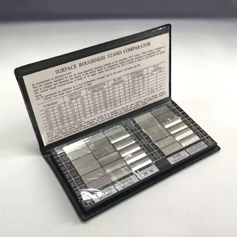 Highly Accuracy Measuring Tools 30PCS Surface Roughness Stand Comparator with PVC Wallet